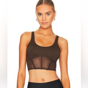 ALO Yoga Airbrush mesh corset tank